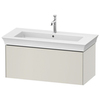 Duravit White Tulip Тумбочка подвесная,  410x984x458 мм, 1 выдвижной ящик, цвет: Nordic White Satin matt WT424203939