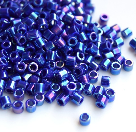 DBM-0165 Бисер цилиндрический Миюки делика 10/0 /Miyuki delica 10/0 Opaque Cobalt AB
