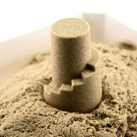 Кинетический песок Arhi-Sand (АРХИСЕНД), 2 кг + 6 формочек
