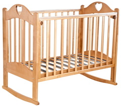 С 635 Кровать детская "Любаша" (красно-коричневый)