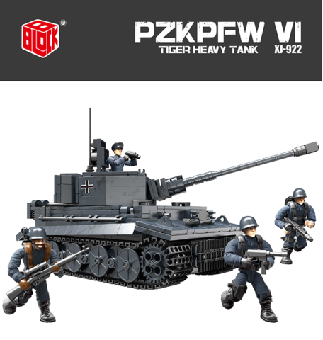 Конструктор Танки Второй Мировой войны Немецкий танк Тигр Pz.Kpfw. VI