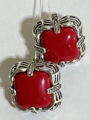 Кванга (серьги из серебра)