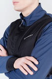 Премиальный костюм для лыж и зимнего бега Nordski Hybrid Blue-Black