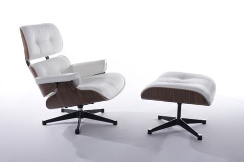 кресло Eames Lounge с оттоманкой