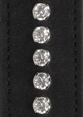 Черные наручники Diamond Studded Wrist Cuffs