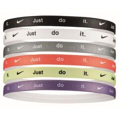 Повязка на голову Nike Printed Headbands 6PK - black/white/particle grey