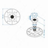 RGW 03230111-01 Ножки для поддона N-01 (10) W