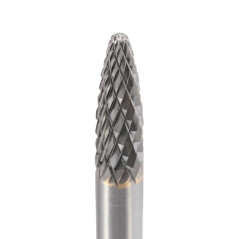 Бор-фреза твердосплавная F(RBF) 6,0x13x37x3мм HM H-Tools 116075HT