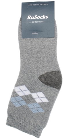 Серые махровые носки RuSocks