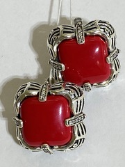Кванга (серьги из серебра)