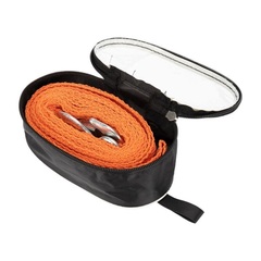 Трос буксировочный 2,5т ленточный 5м 2 крюка