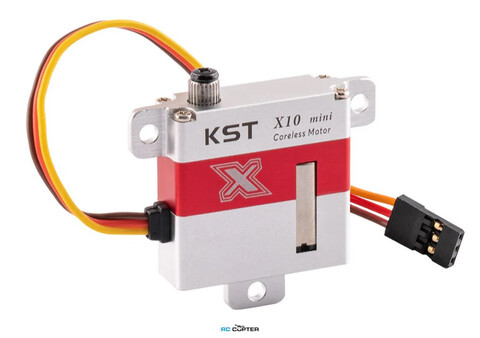Сервопривод KST X10 mini (7.5 кг/см, 0.10 сек/60°, 23г)