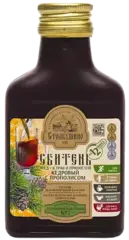 СБИТЕНЬ "Кедровый с прополисом" + 12 трав и пряностей" 100 мл.