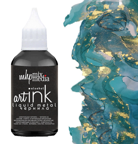 Чернила алкогольные Liquid gold ALCOHOL INKs 30мл Жидкое Золото