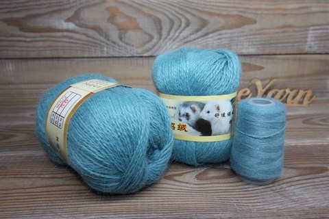 Пряжа Норка длинноворсовая (Long mink wool) 11141144_141