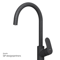 Смеситель для кухни с каналом для питьевой воды, черный, AM.PM Like - F8007722