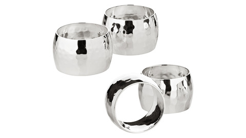 Набор колец для салфеток 4шт 4см Edzard Флюкс