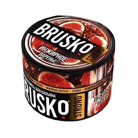 Бестабачная смесь для кальяна BRUSKO 50г STRONG - Инжирное варенье