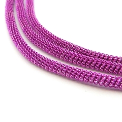 Канитель мягкая, витая KAN/DN, 3 мм, матовый, сиреневый