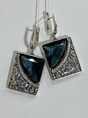 Набукко (серьги из серебра)