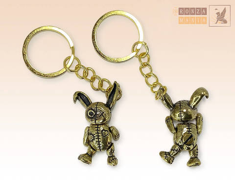 брелок Заяц Вуду шарнирах