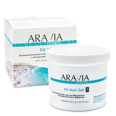 Бальнеологическая соль для обёртывания с антицеллюлитным эффектом Fit Mari Salt, 730 г, ARAVIA Organic