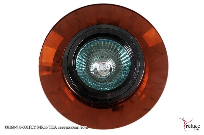 Светильник точечный встраиваемый 08160-9.0-001FLY MR16 TEA  Светло-коричневый