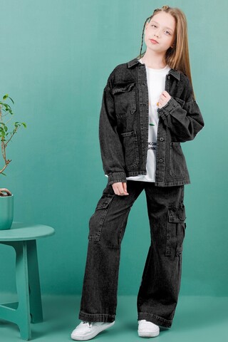 Куртка джинсовая цвет черный 2935