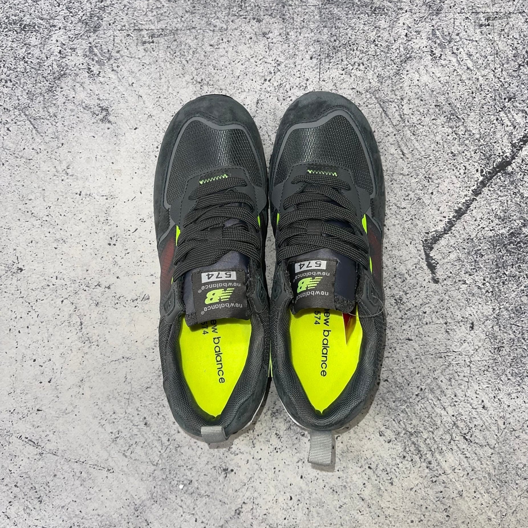 New balance green grey hotsell