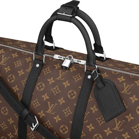 Сумка мужская Louis Vuitton Keepall канва Monogram Macassar