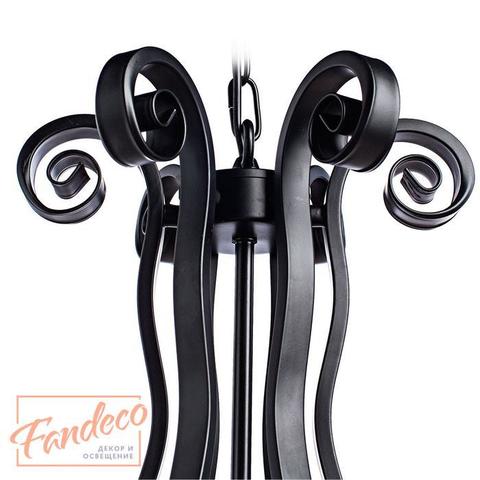 Люстра Arte Lamp Scroll A7915LM-6BK