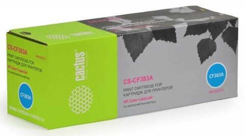 Картридж лазерный Cactus CS-CF383A CF383A пурпурный (2700стр.) для HP LJ Pro M476dn, M476nw, M476dw