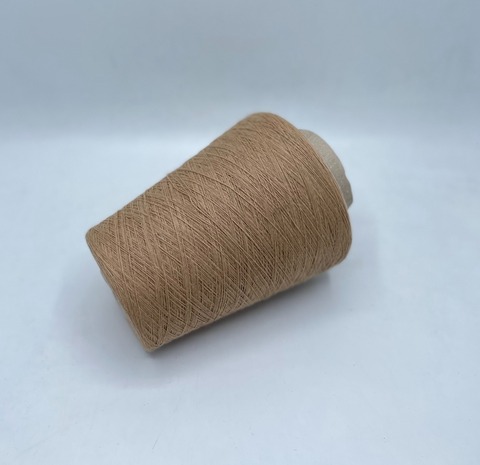 Бобинная пряжа (пр.Италия),1500м/100гр, 80% шерсть, 20% полиамид , цвет-Кэмел(876), арт.31230