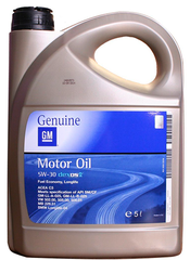 GM Dexos2 Long life 5W30 моторное масло синтетическое 5 л