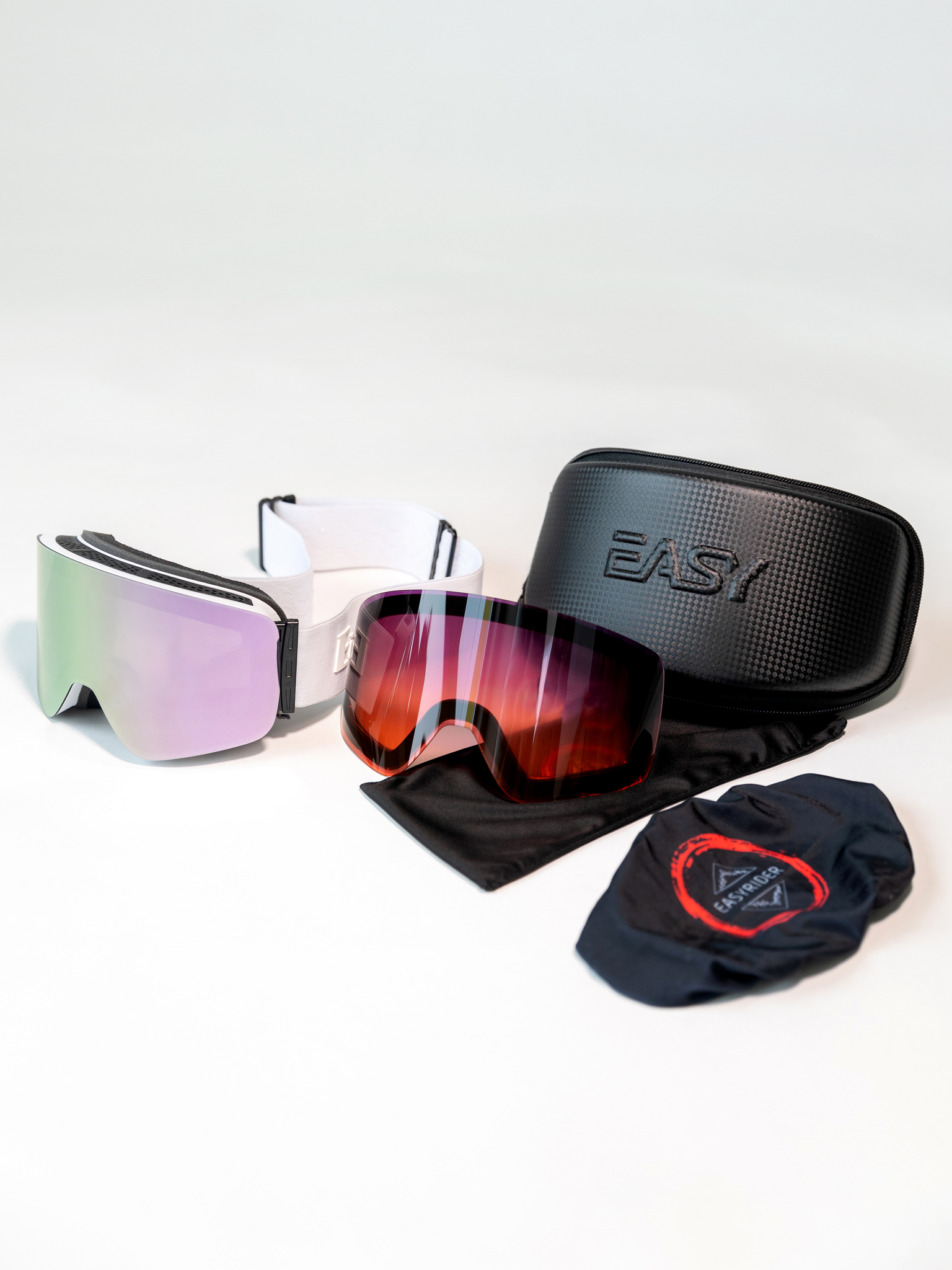 Маска горнолыжная EasyRider WHITE цвет фиолетовый - Маски горнолыжные | iRide shop фото 7
