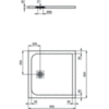 Душевой поддон 80х80 см Ideal Standard Ultraflat S K8214FV