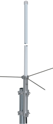 Базовая вертикальная колинеарная антенна VHF диапазона SIRIO GPF 21 N 5/8, 135-175МГц, 1.73м, 200Вт, 1.5dBd, 3.65dBi