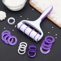 Валик для нарезки мастики полосками и рюшами