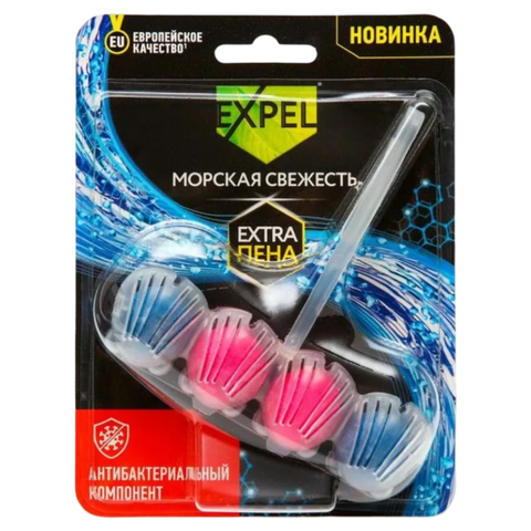 Expel Ср-во чистящее д/унитаза Морская свежесть 50г