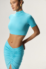 Топ укороченный AFINA Лазурь