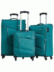 Чемодан Redmond тканевый облегченный ручная кладь Лазурный NF05L20GN 54х20х38 см без расширения