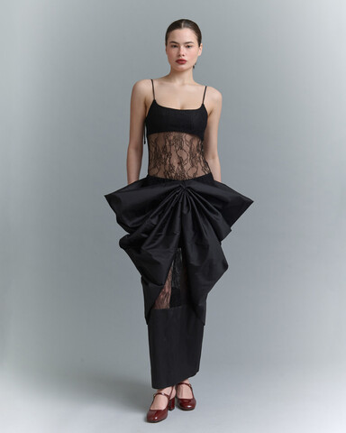 Юбка с пышным бантом