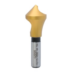 Зенковка ц/х 90° 21,5мм HSSE-VA TiN (10/15, полая, с отверстием) d10мм Bucovice(CzTool) 893015