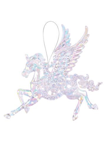 Подвесное украшение из акрила Единорог, 12,5*13 см
