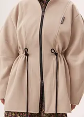 Парка MAGIC FLOWERS бежевого цвета