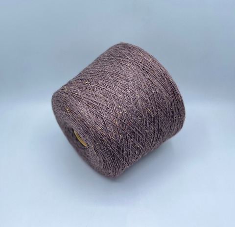 Filcom, Tibet tweed 2/11 550м. 50%Як, 50%Шелк, Розово-коричневый,твидовый, 37147