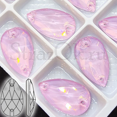 Купить пришивные стразы DeLux Drop Light Rose AM Ambient розовые оптом с доставкой