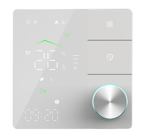 Терморегулятор umnoo для теплого водяного пола c wifi модулем | серия 18 | белый