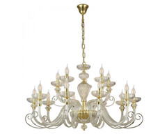 Подвесная люстра Newport ANNETTE 8620+5/C mat.soft gold clear, М0071529