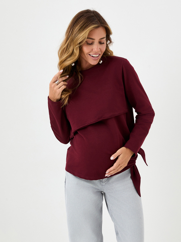 Лонгслив свободного кроя 